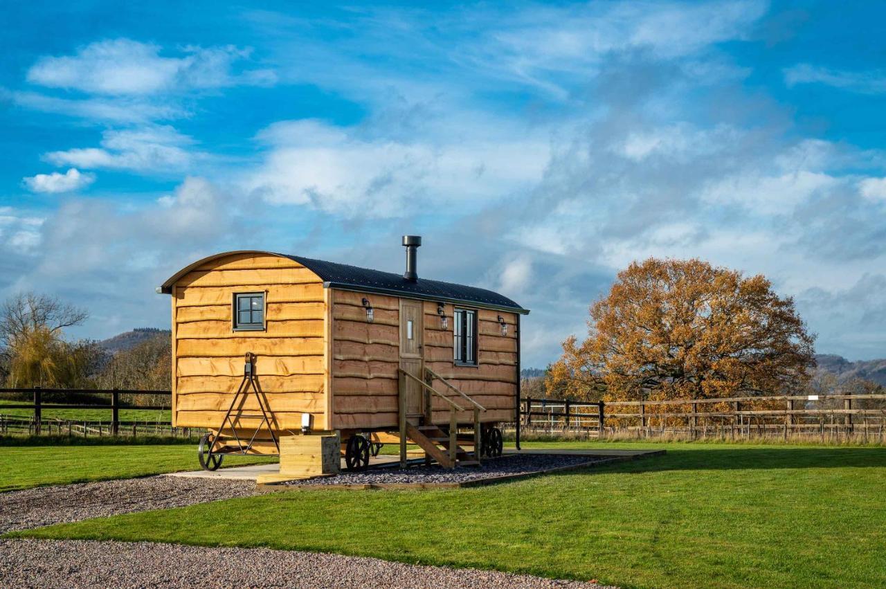 Monkwood Shepherds Hut - Ockeridge Rural Retreats Worcester Exterior photo